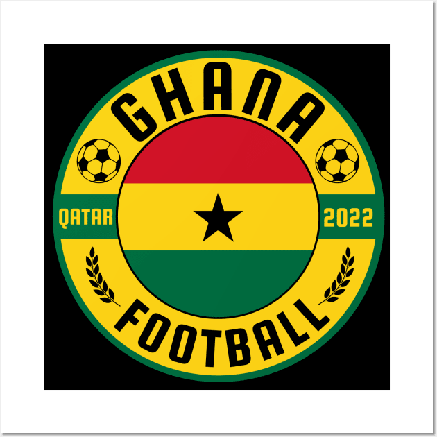 Ghana Football Wall Art by footballomatic